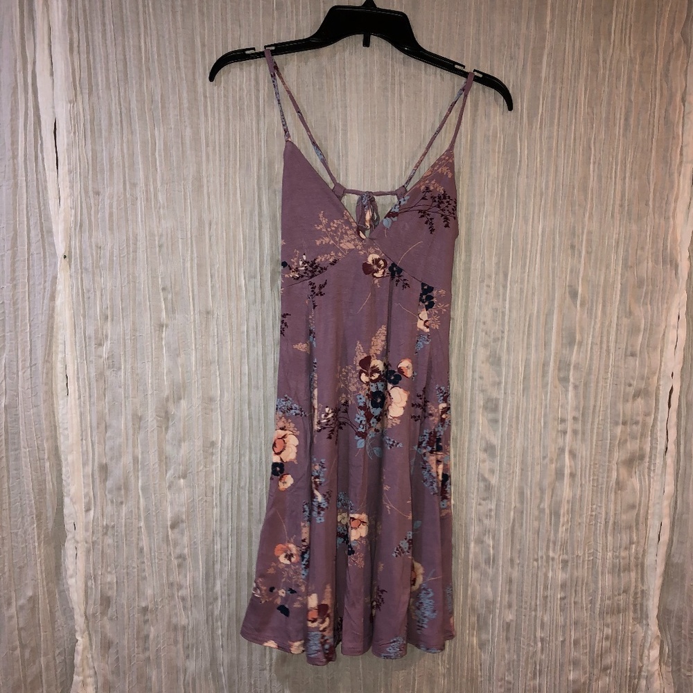 Purple Floral Dress